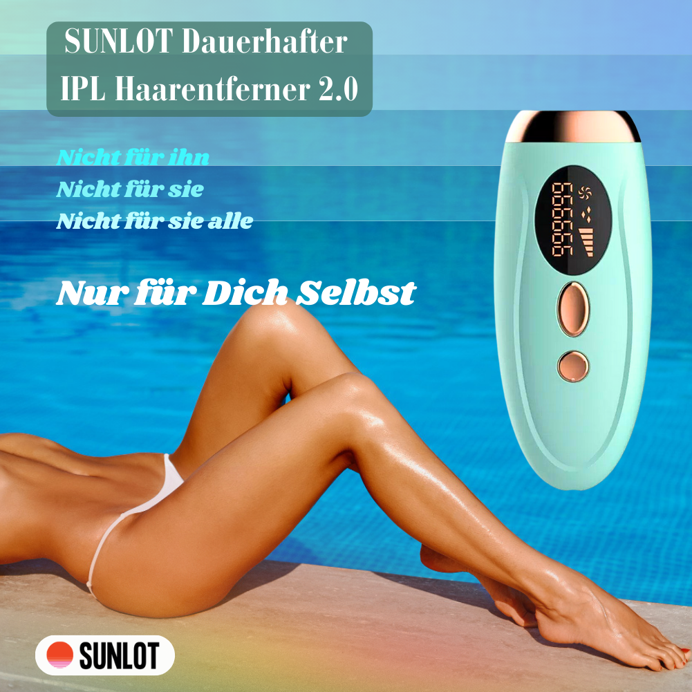 SUNLOT Dauerhafter IPL Haarentferner 2.0