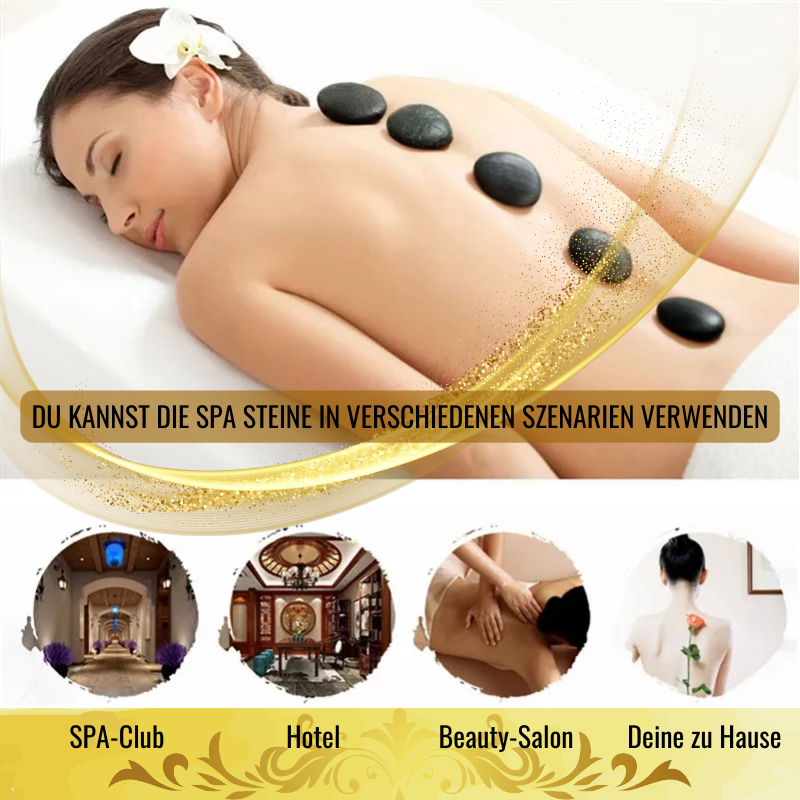 SUNLOT Spa Hot-Stones-Therapy Steine