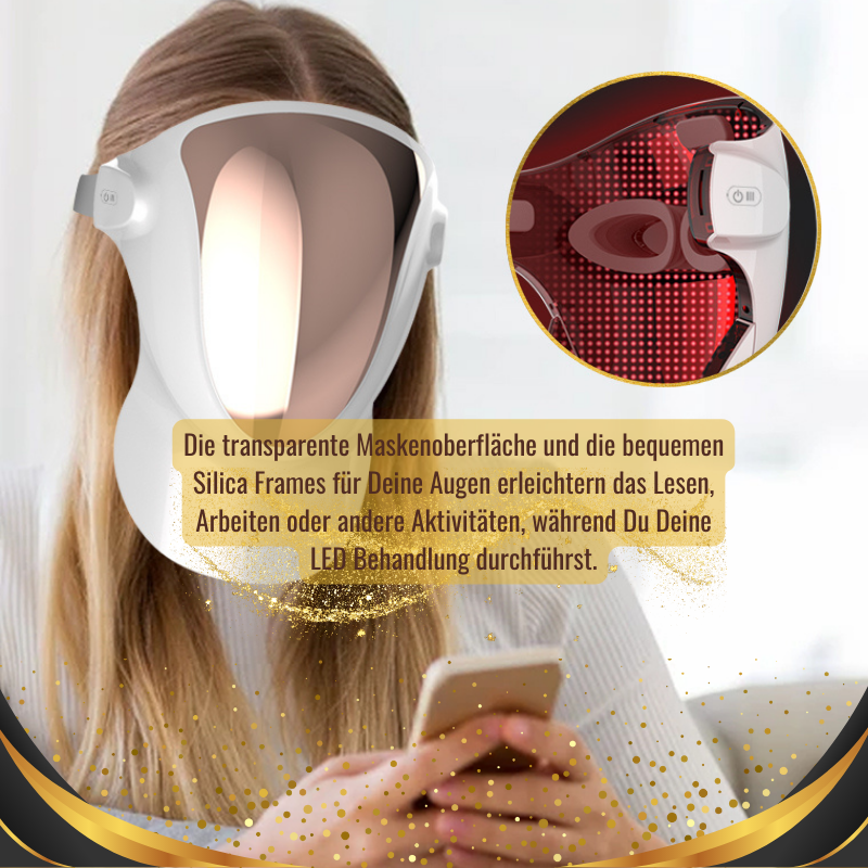 SUNLOT LED Lichttherapie Maske Beauty-Pro