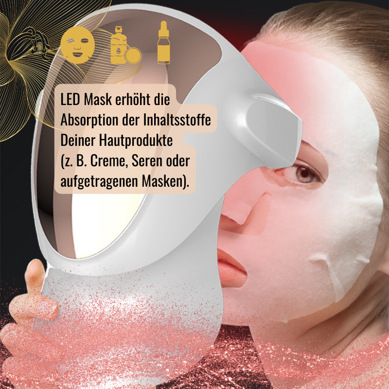 SUNLOT LED Lichttherapie Maske Beauty-Pro