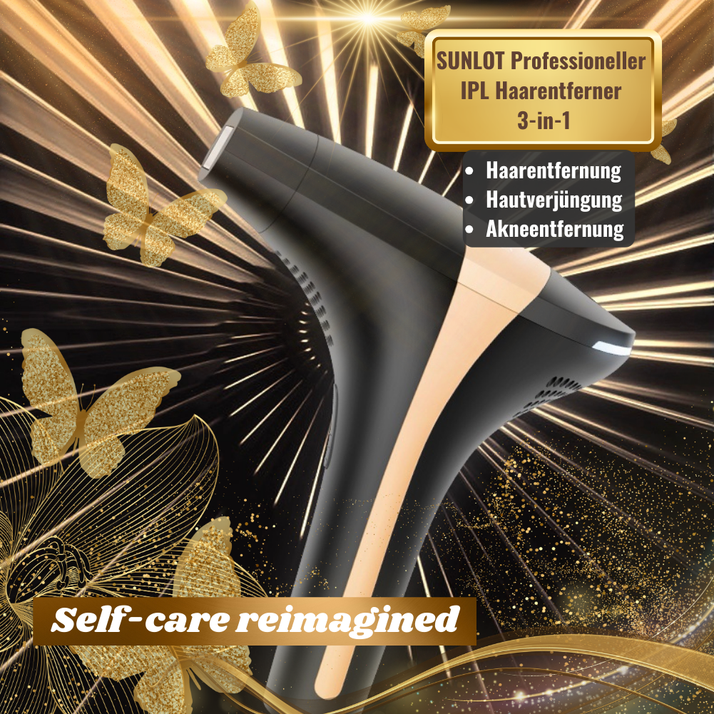 SUNLOT Professioneller IPL Haarentferner 3-in-1