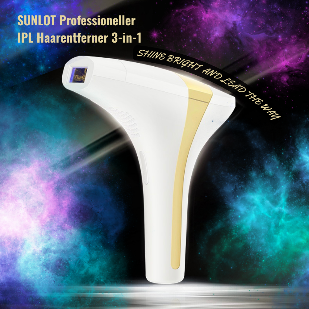 SUNLOT Professioneller IPL Haarentferner 3-in-1