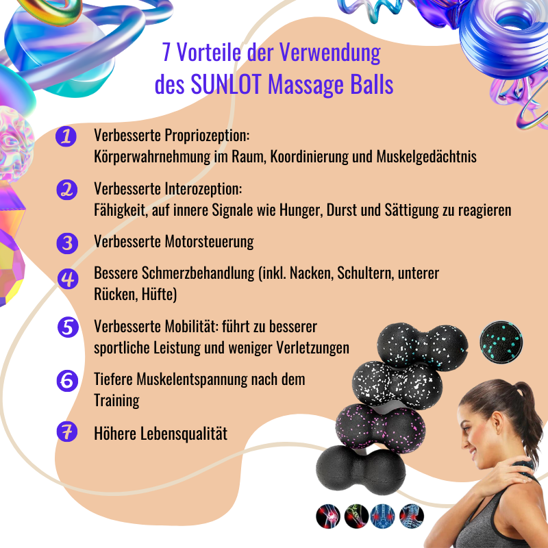 SUNLOT Massage Erdnuss Ball