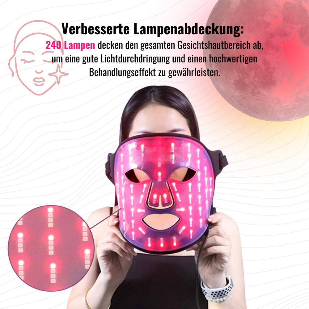 SUNLOT LED Lichttherapie Maske Salon-Beauty